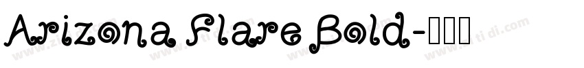 Arizona Flare Bold字体转换